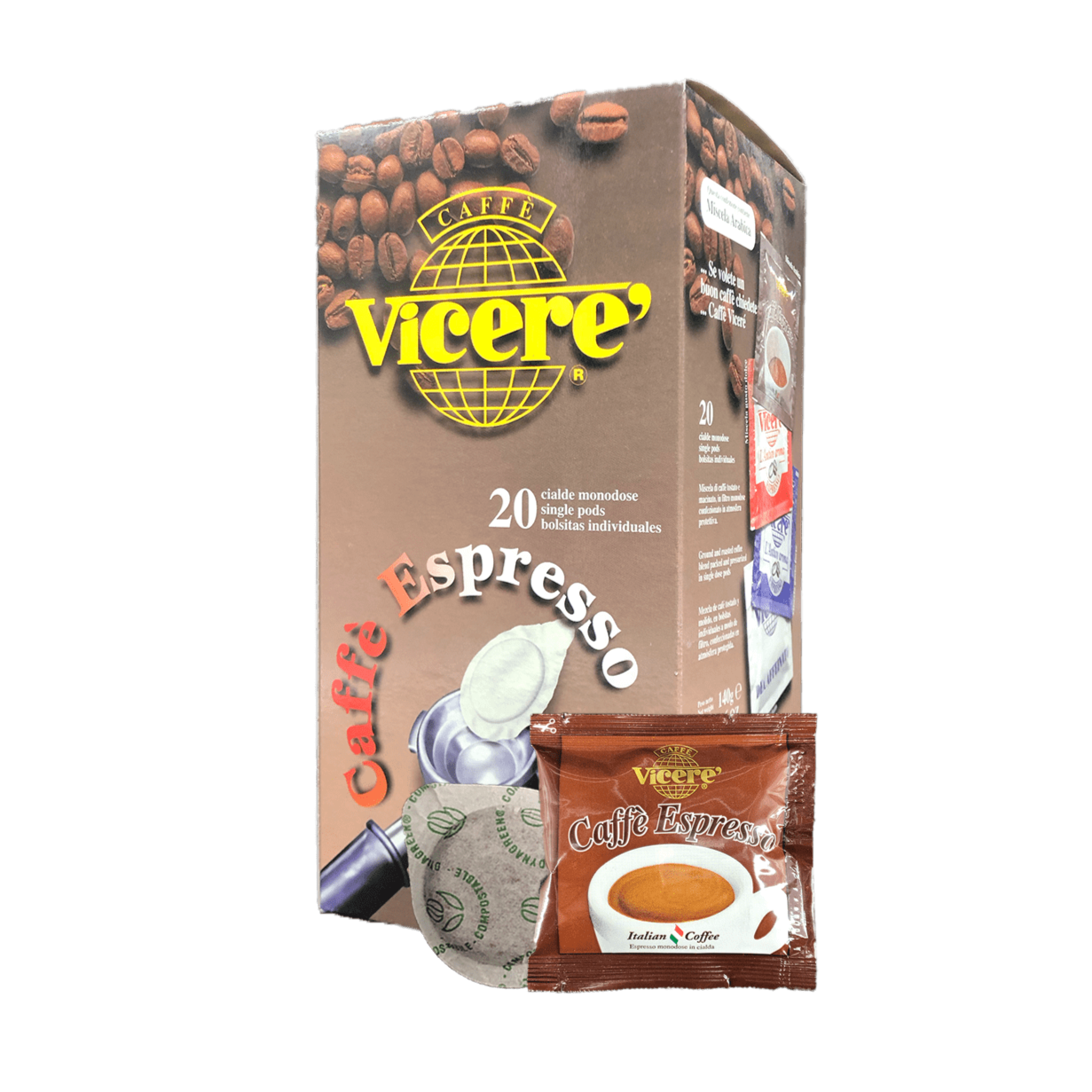 Cialde ESE 44mm Miscela Arabica - Caffè Vicerè