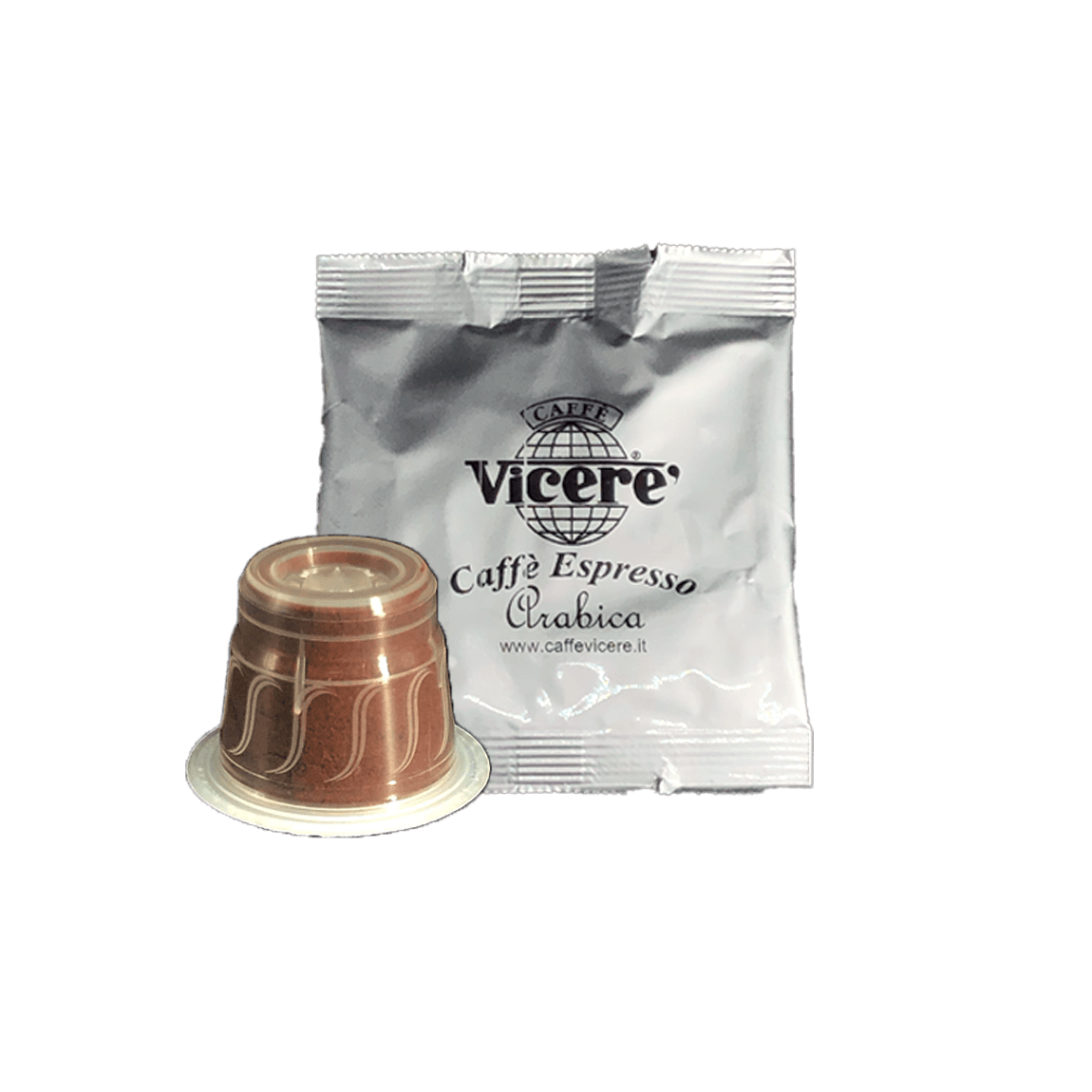 100 Capsule Compatibili Nespresso Miscela Arabica - Caffè Vicerè
