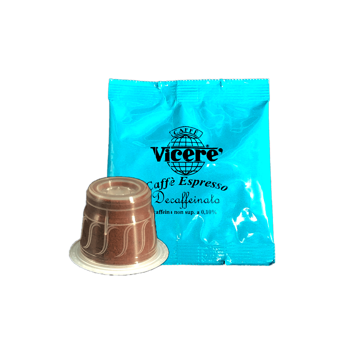 100 Capsule Compatibili Nespresso Decaffeinato - Caffè Vicerè