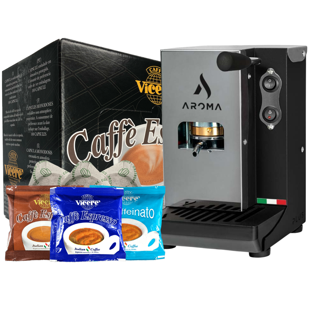 Macchinetta a cialde con kit degustazione omaggio - Caffè Vicerè