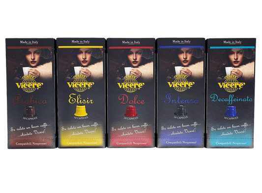 Kit degustazione compatibili Nespresso autoprotette - Caffè Vicerè