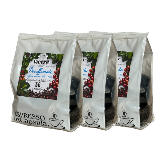 Capsule compatibili A Modo Mio Decaffeinato