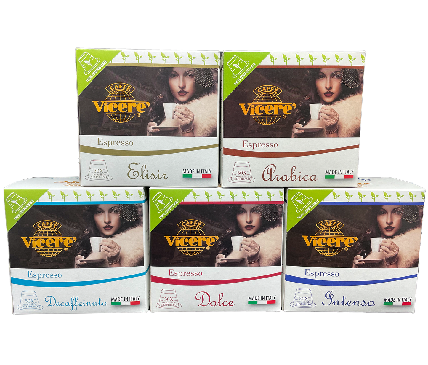 Kit degustazione compatibili Nespresso 100% Compostabili - Caffè Vicerè