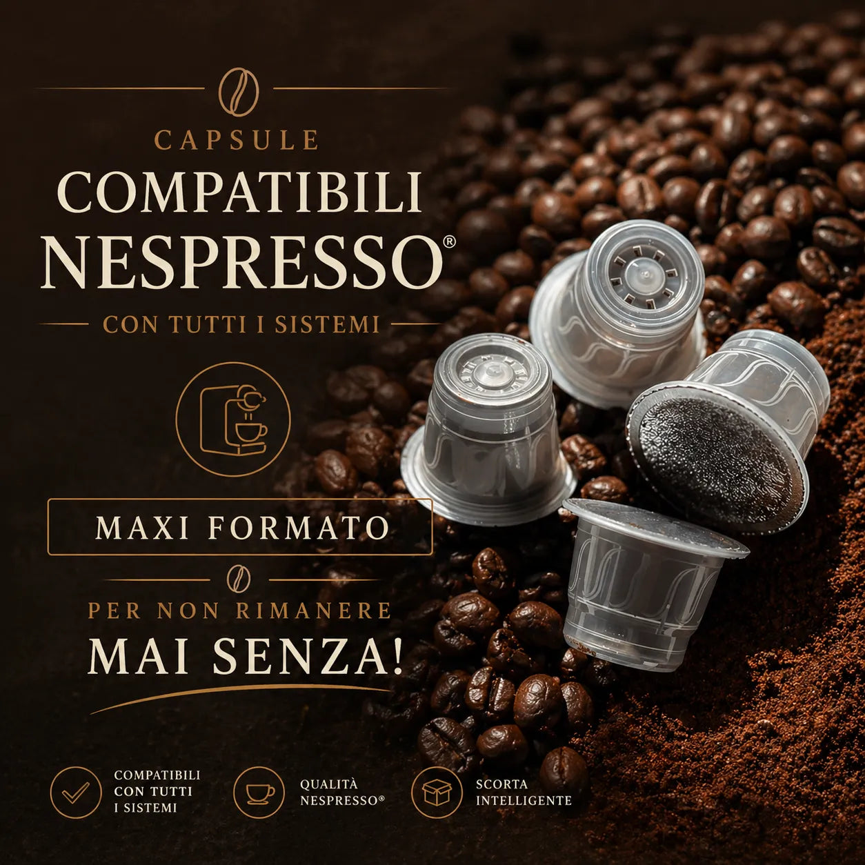 Capsule compatibili Nespresso Maxi formato