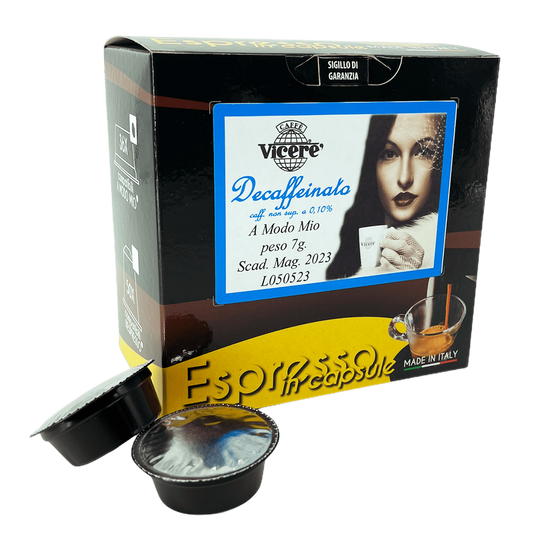 A Modo Mio Decaffeinato compatible capsules