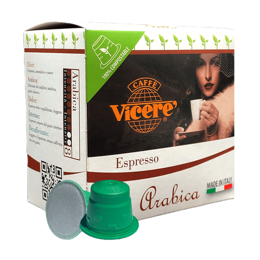 50 Compostable Nespresso Arabica Blend Compatible Capsules