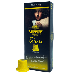 10 Capsule Compatibili Nespresso Miscela Elisir autoprotette - Caffè Vicerè