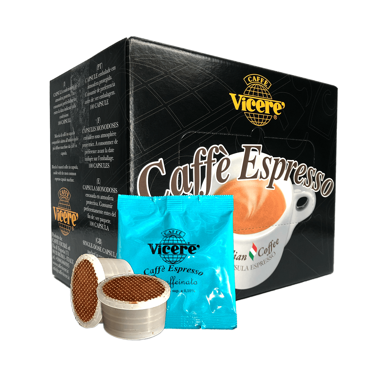 100 capsule FAP Espresso Point Miscela Decaffeinato