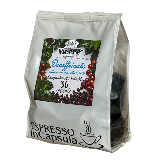 Capsule compatibili A Modo Mio Decaffeinato