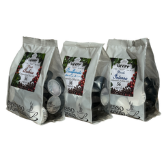 A Modo Mio compatible capsule tasting kit