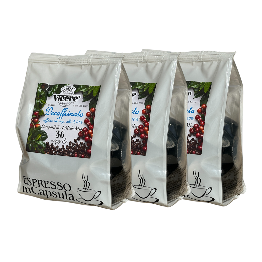 A Modo Mio Decaffeinato compatible capsules