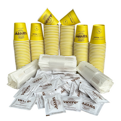 Kit accessori Caffè 150pz. in carta - Caffè Vicerè