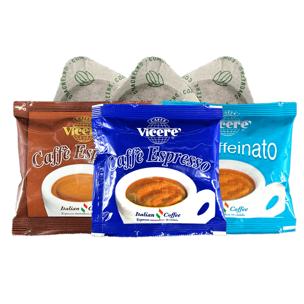 Macchinetta a cialde con kit degustazione omaggio - Caffè Vicerè